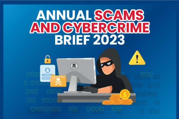Annual Scams and Cybercrime Infographic 2023