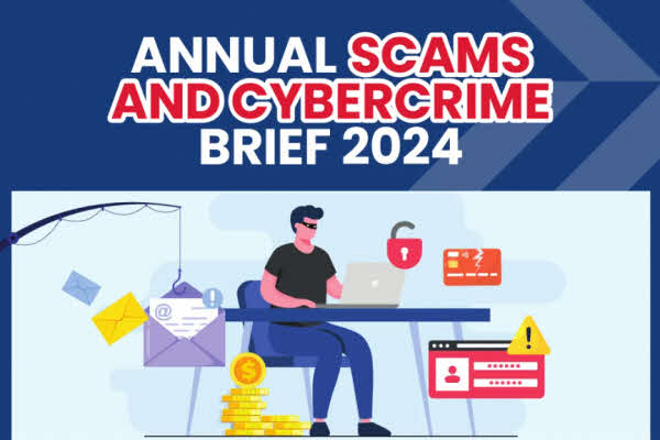 Annual Scams and Cybercrime Infographic 2024