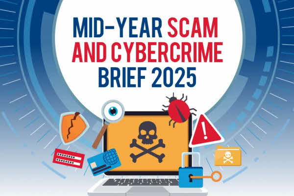 Mid-Year Scams and Cybercrime Infographic 2025